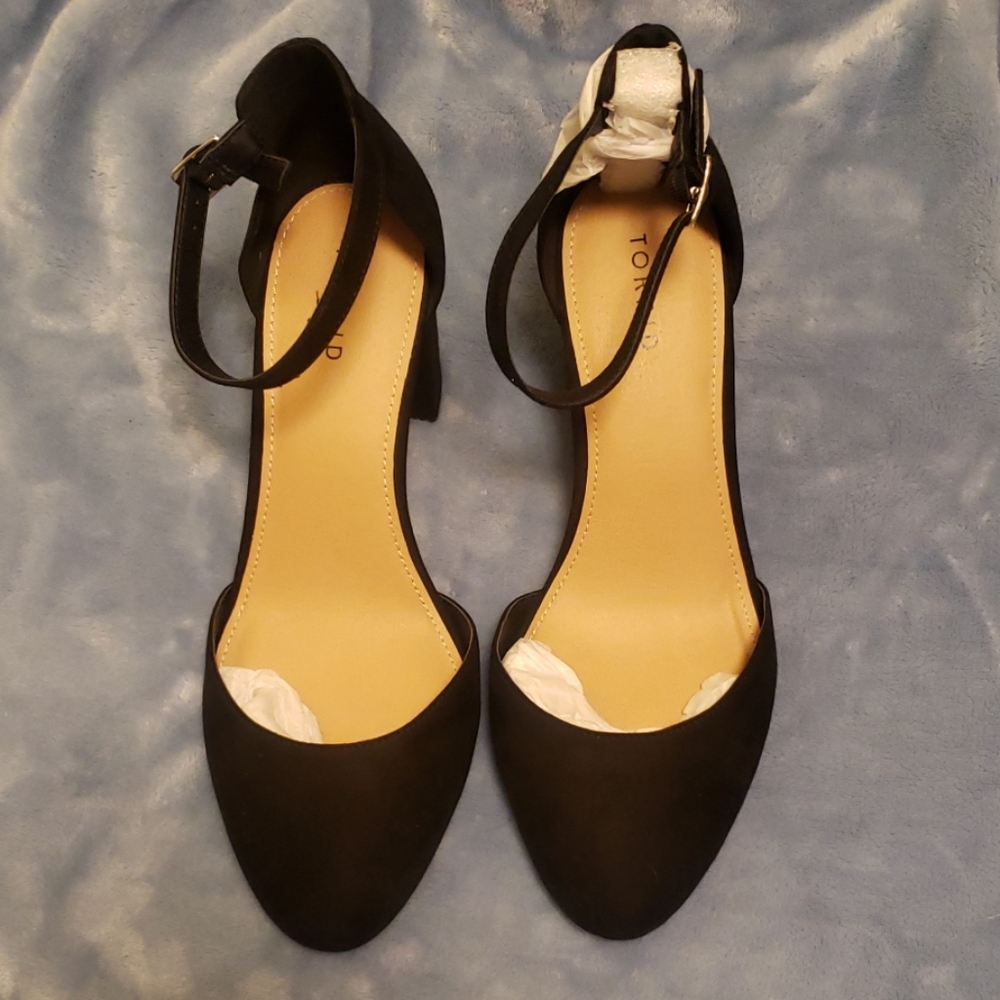 Torrid 4H Low Taper Ankle Strap Pump Size 10.5W